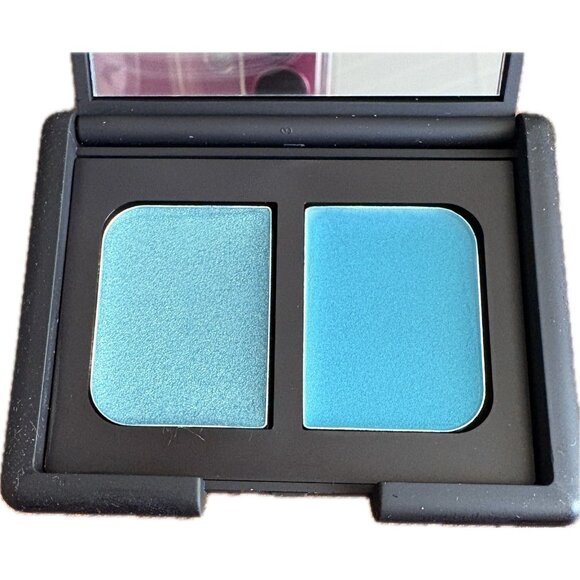 Nars Cream To Powder Intense Hues Non-Creasing Eyeshadow Duo-Burn It Blue - Picture 5 of 5